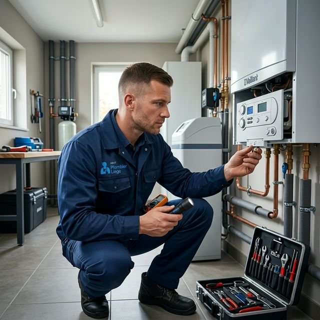 Artisan plombier à Grâce-Hollogne - Dépannage et installation de sanitaires