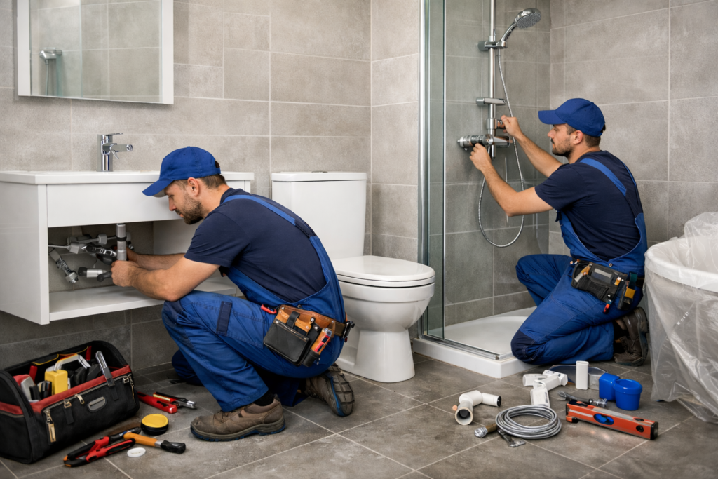 Installation de salle de bain et sanitaires​ à liege